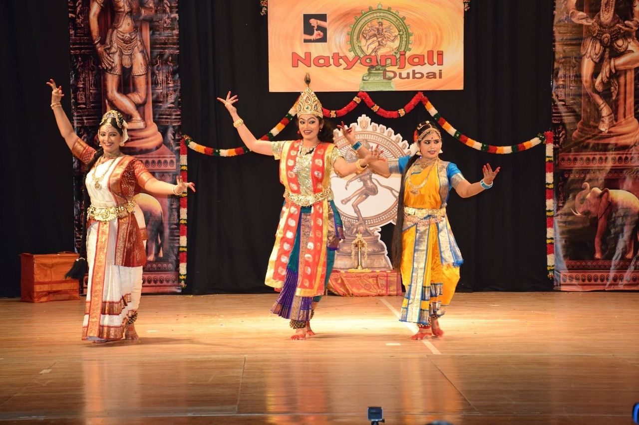 Ensemble of dancers