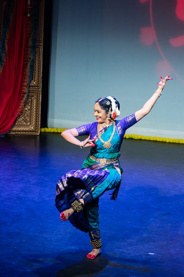 Laasyam dancers performing on stage